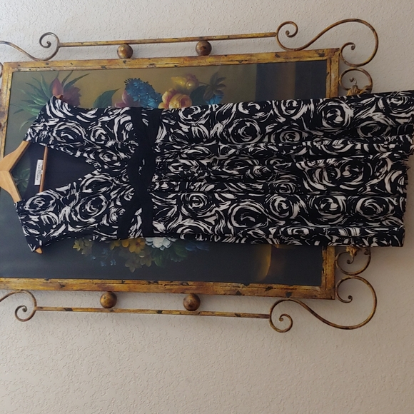 Evan-Picone Rose Dress - Picture 1 of 2